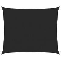 SONNENSEGEL 160 g/m² Schwarz 2,5x3 m HDPE - Schwarz, Textil (300/250cm) - furnicato