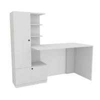 SCHREIBTISCH Domingos Weiß - Weiß, Holzwerkstoff (61.8/149.5/120cm) - moebel17