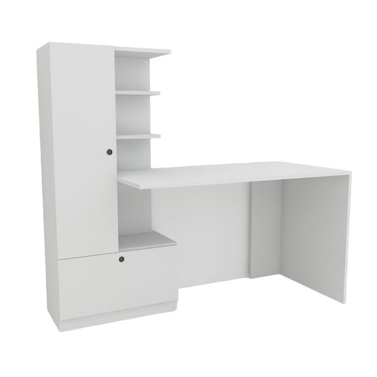 SCHREIBTISCH Domingos Weiß - Weiß, Holzwerkstoff (61.8/149.5/120cm) - moebel17