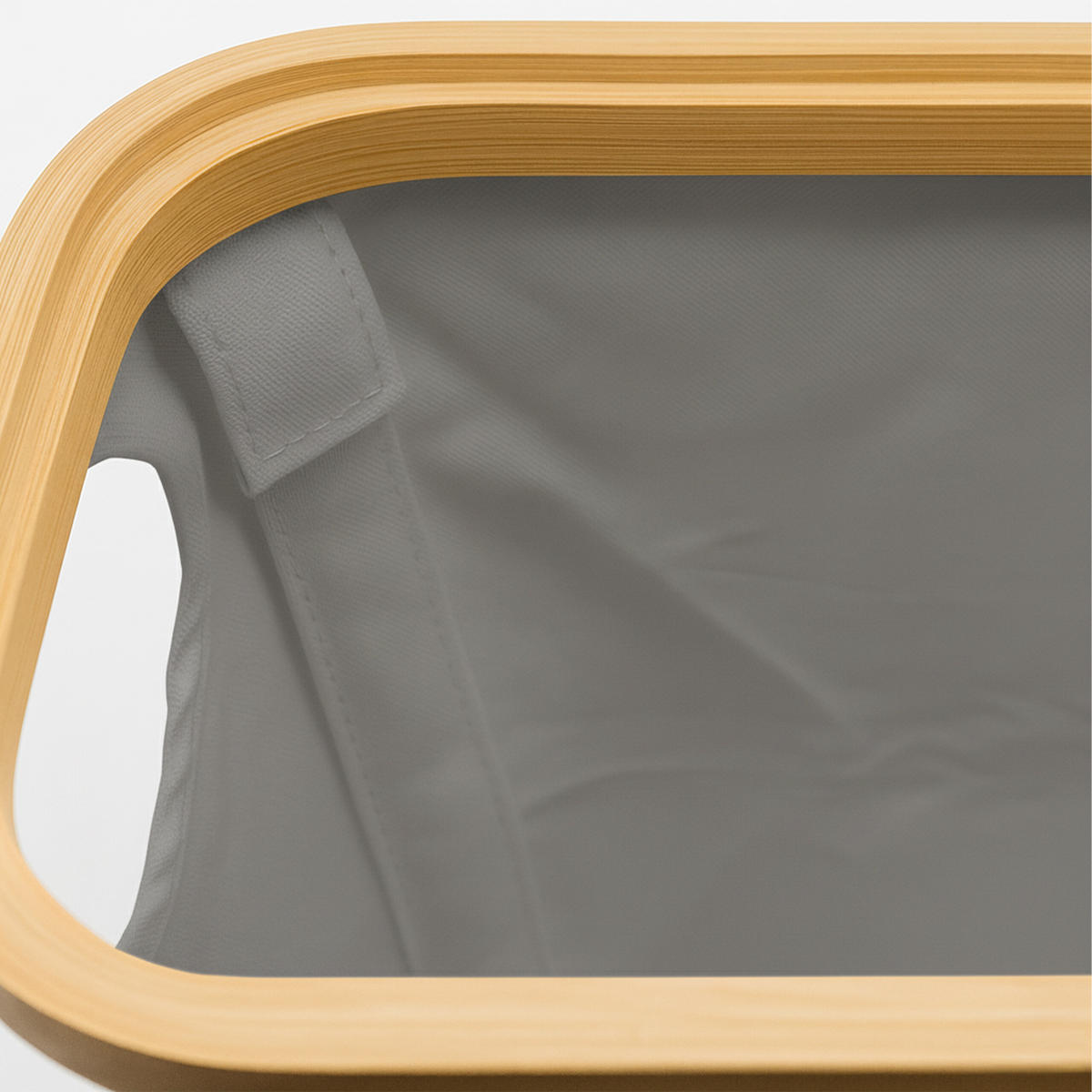 TOILETTENPAPIER-AUFBEWAHRUNG - Grau, Holz/Textil (43/38/17cm) - Relaxdays