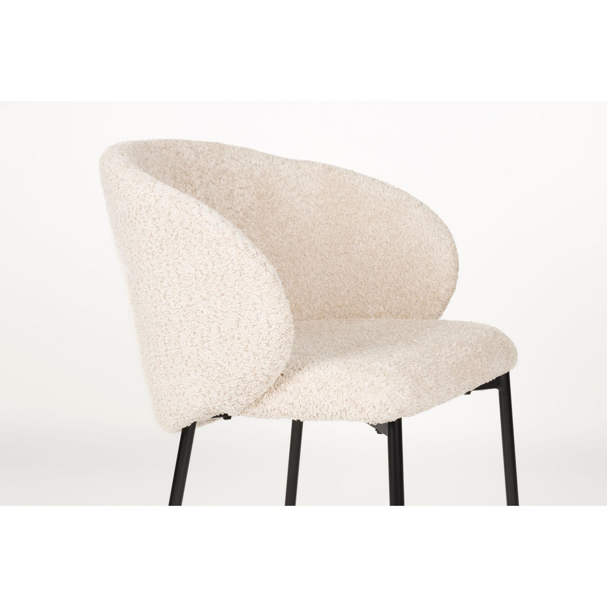 ESSZIMMERSTUHL Ayle Creme/ Weiß - 2 er Set - Weiß, Kunststoff (58/70/48cm) - Housecraft Living