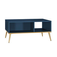 KLUBSKA MIZICA Thalia Modra - modra, leseni material (60/90/42cm) - Petits-meubles
