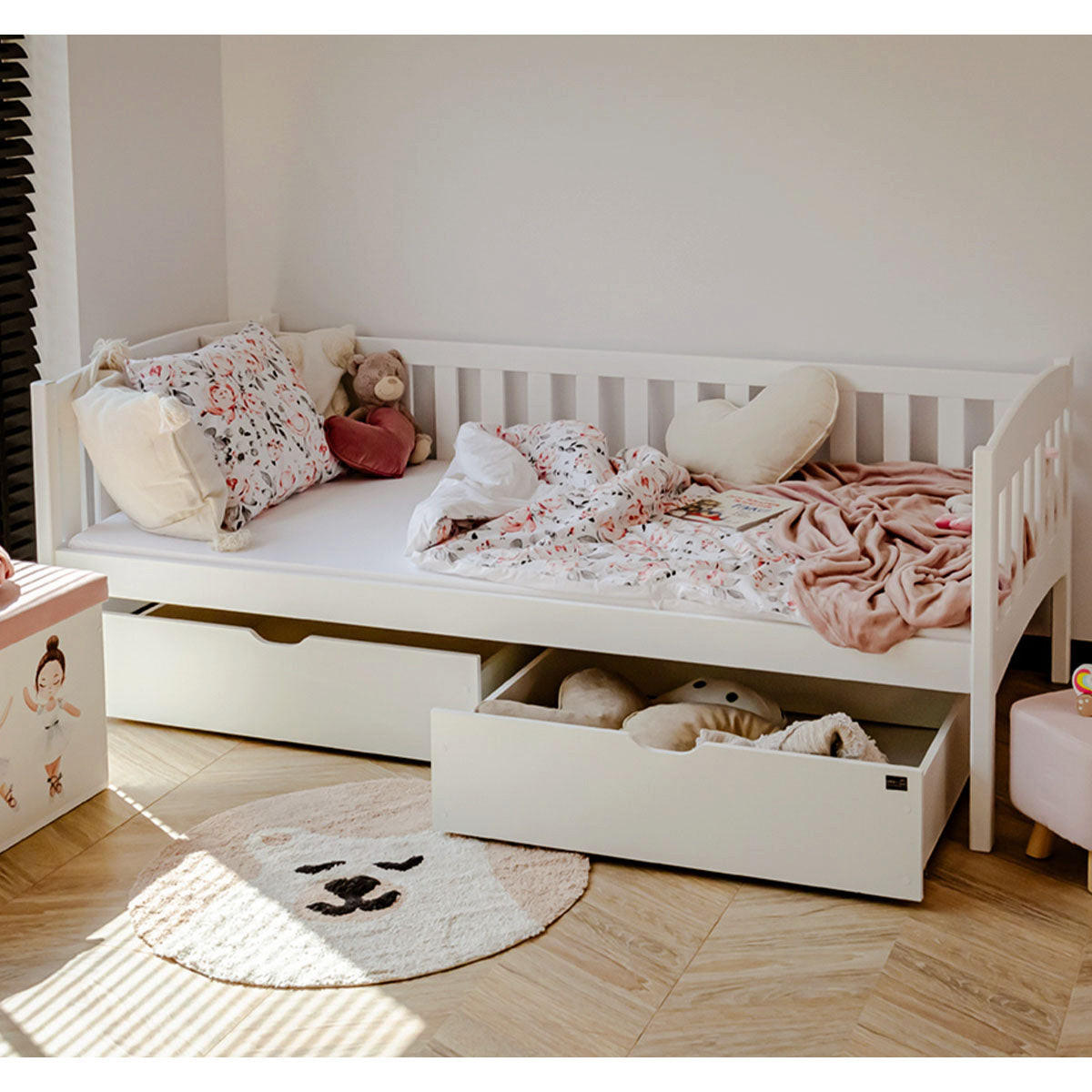 KINDERBETT 90/200 Samuel Weiß - Weiß, Holz (90/200cm) - Petits-meubles
