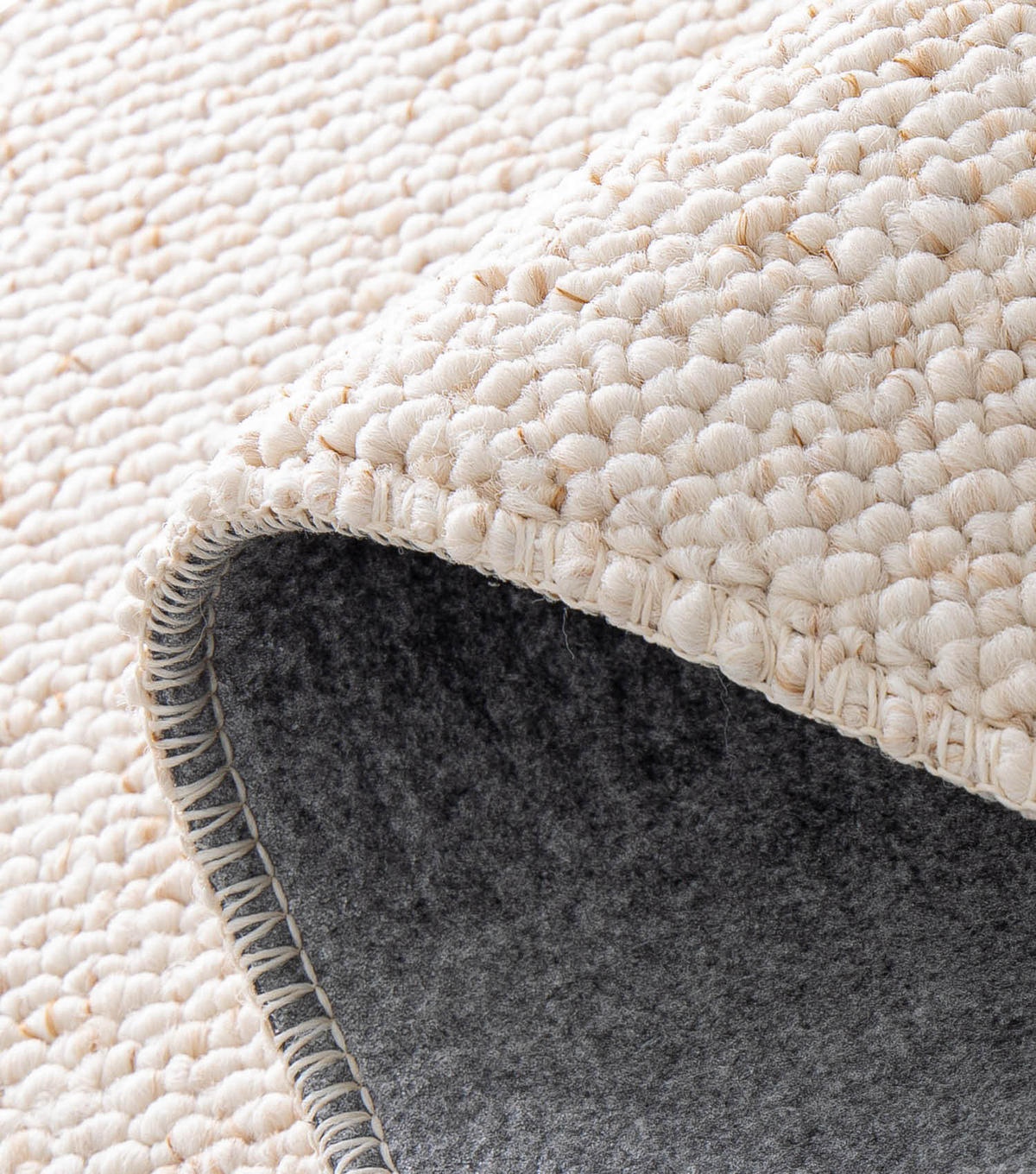 INDOORTEPPICH Loop - Creme, Kunststoff (200/290cm) - Mokebo