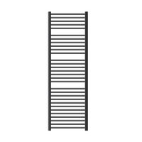 BADHEIZKÖRPER Sahara 600x1800 mm Anthrazit gerade mit Seitenanschluss - Anthrazit, Metall (60/180/5cm) - LuxeBath