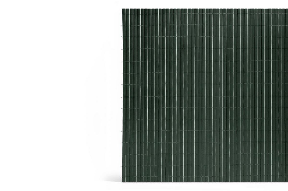 PVC Sichtschutzmatte VISO doppelseitig 5m x 1,5m Grün - Grün, Metall (500/150cm) - Casanoov