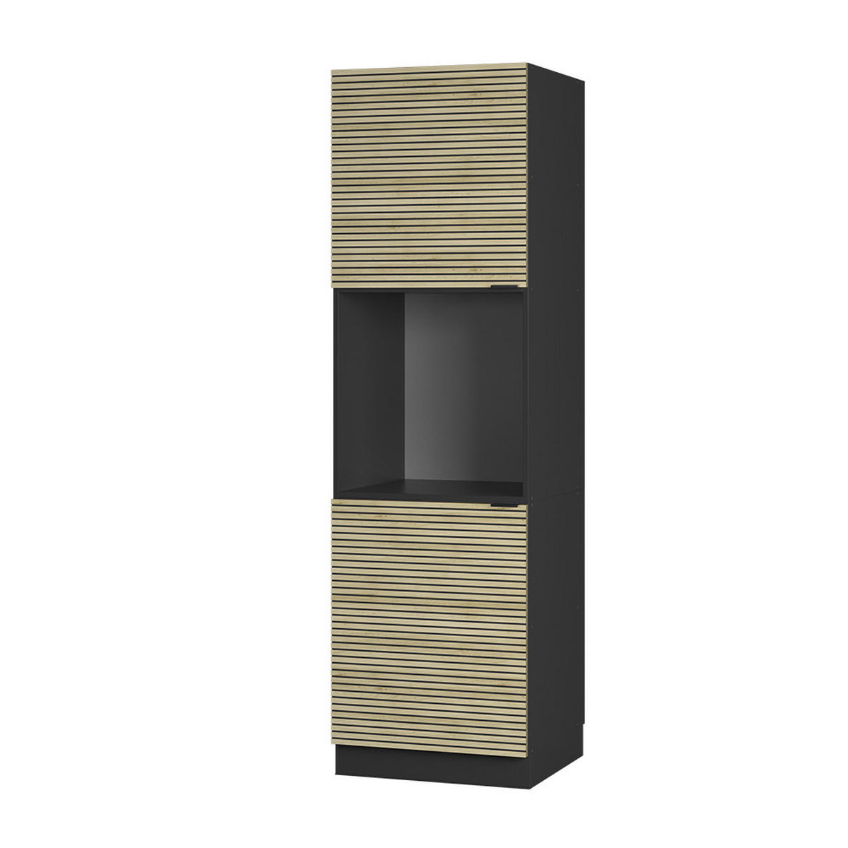 SKŘÍŇKA NA PŘESTAVBU SPORÁKU Fame-Line Dubový panel - antracitová/barva dubu, kompozitní dřevo (60/206.8/58cm) - Vicco