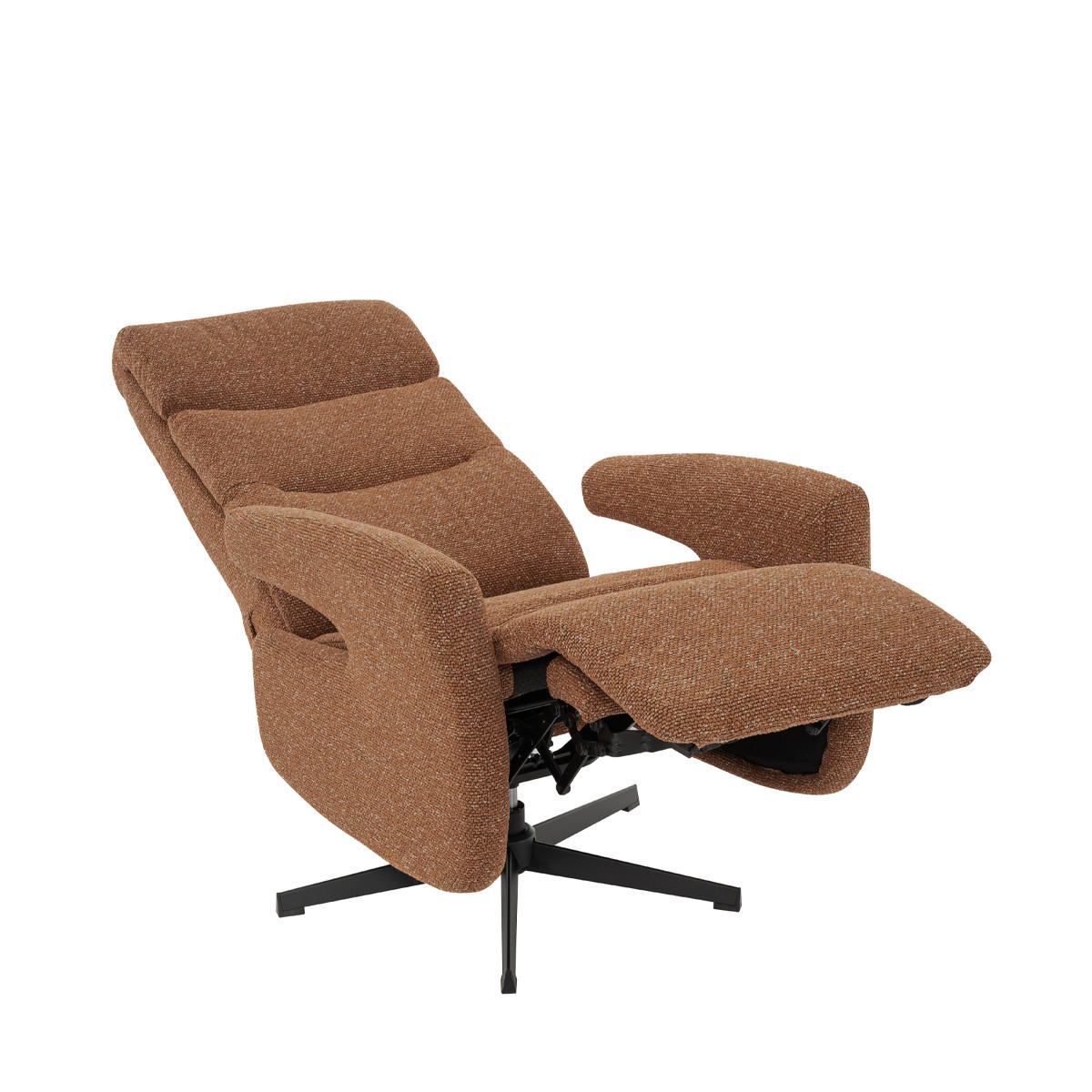 SESSEL Copenhagen - Brown - 72/88/115 cm - Braun, Textil (72/115/88cm) - LABEL51