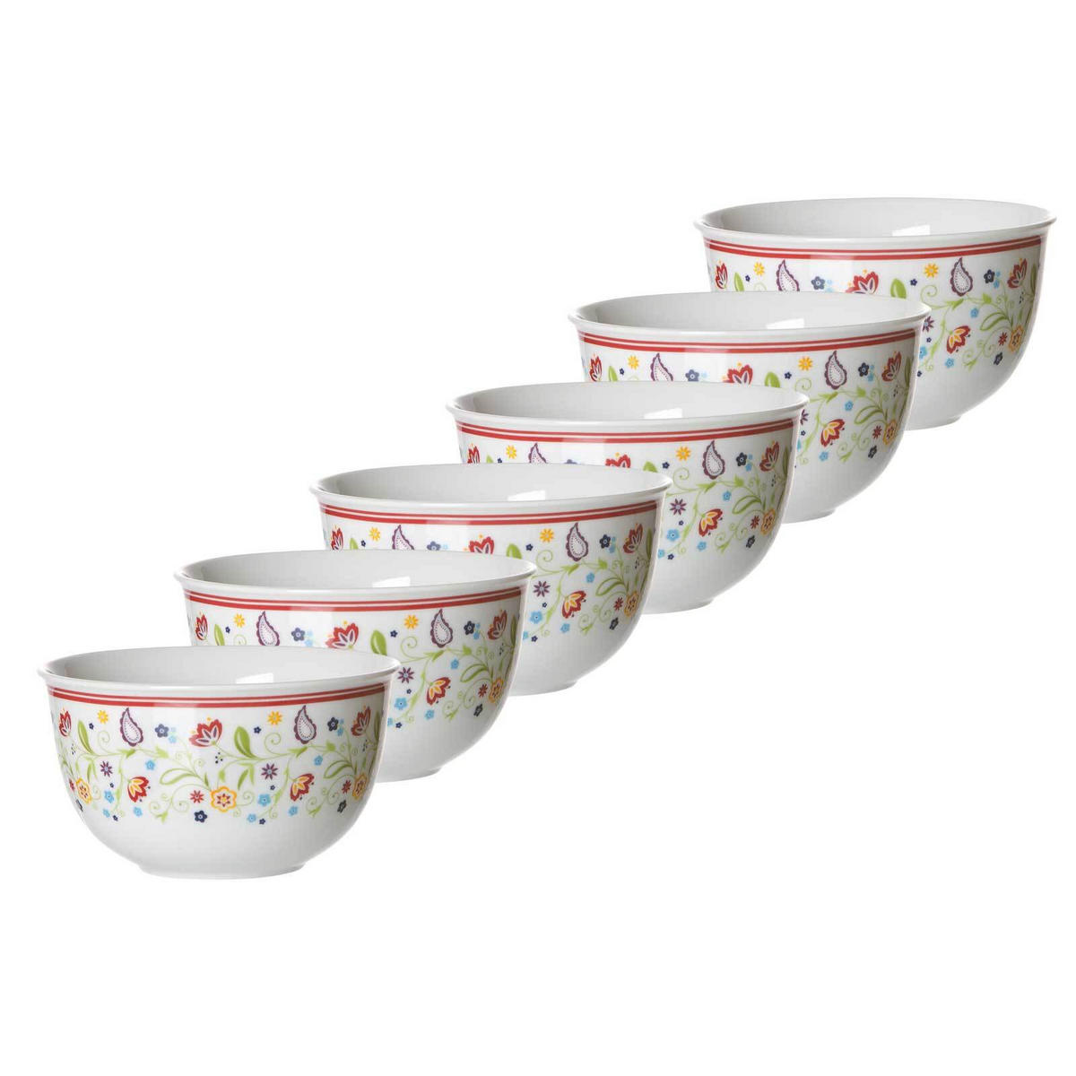 MÜSLISCHALEN Shanti bunt ø 14.0 cm 6er Set - Multicolor, Keramik (14cm) - Ritzenhoff Breker