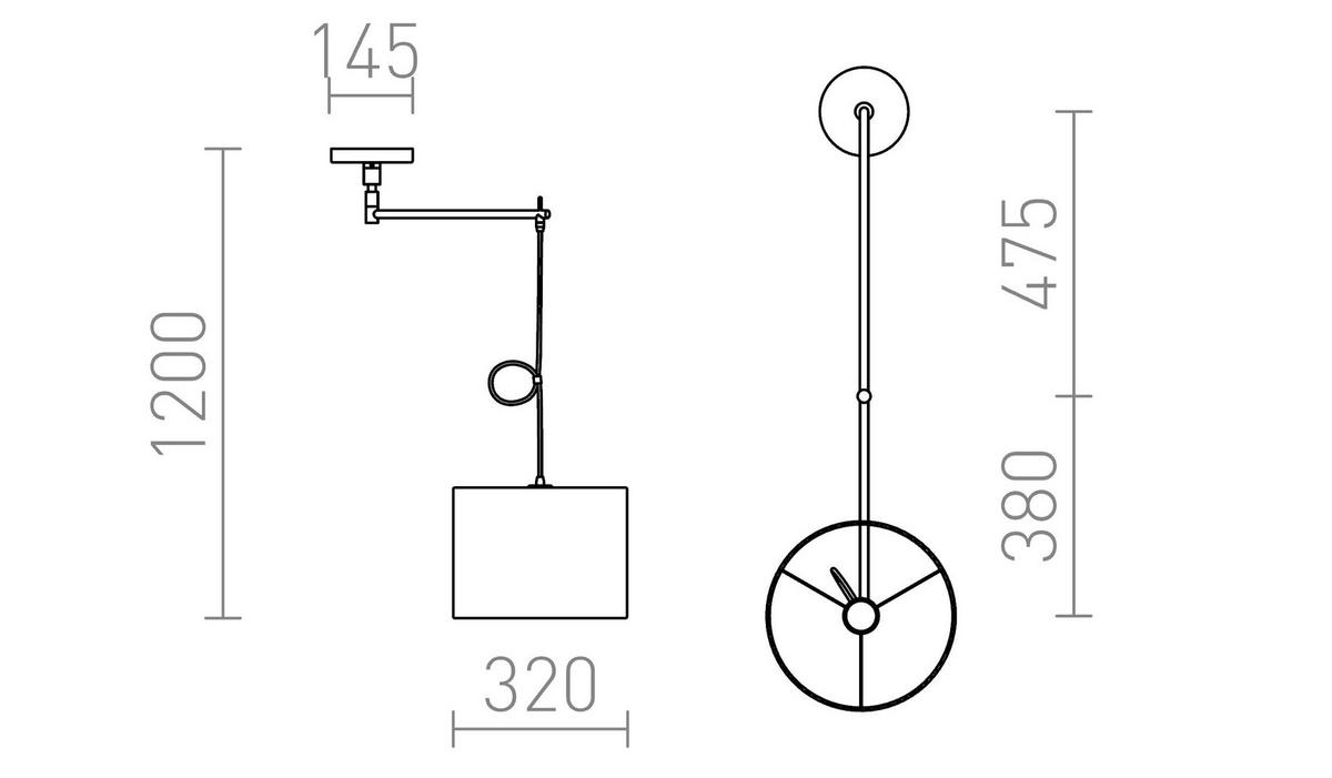 PENDELLEUCHTE BROADWAY Weiß Chrom 15 W - Weiß, Metall (108/32/120cm) - Rendl