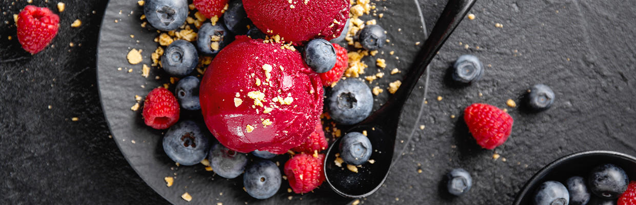 Header Rezeptverteilerseite Desserts mit Fruchteis