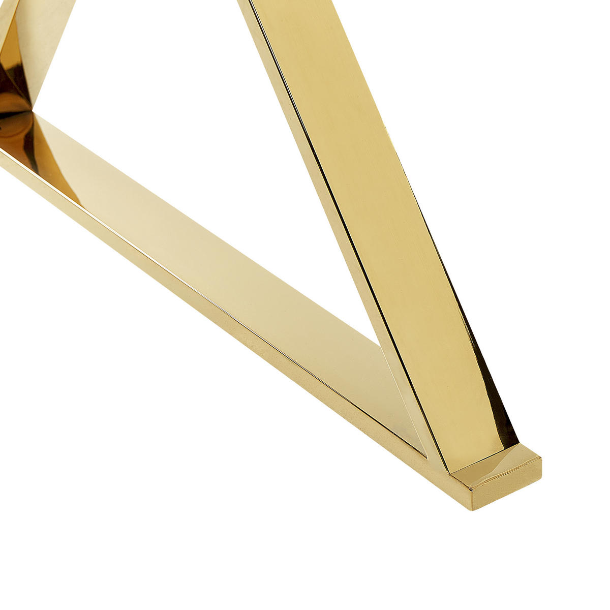 BLAGOVAONSKI STOL 120/70/75 cm mramor pravokutni Attica - bijela, staklo (120/70/75cm) - Beliani