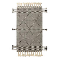 KELIM-TEPPICH Edessa handgewebt 90/150 cm - Schwarz, Textil (90/150cm) - Homescapes