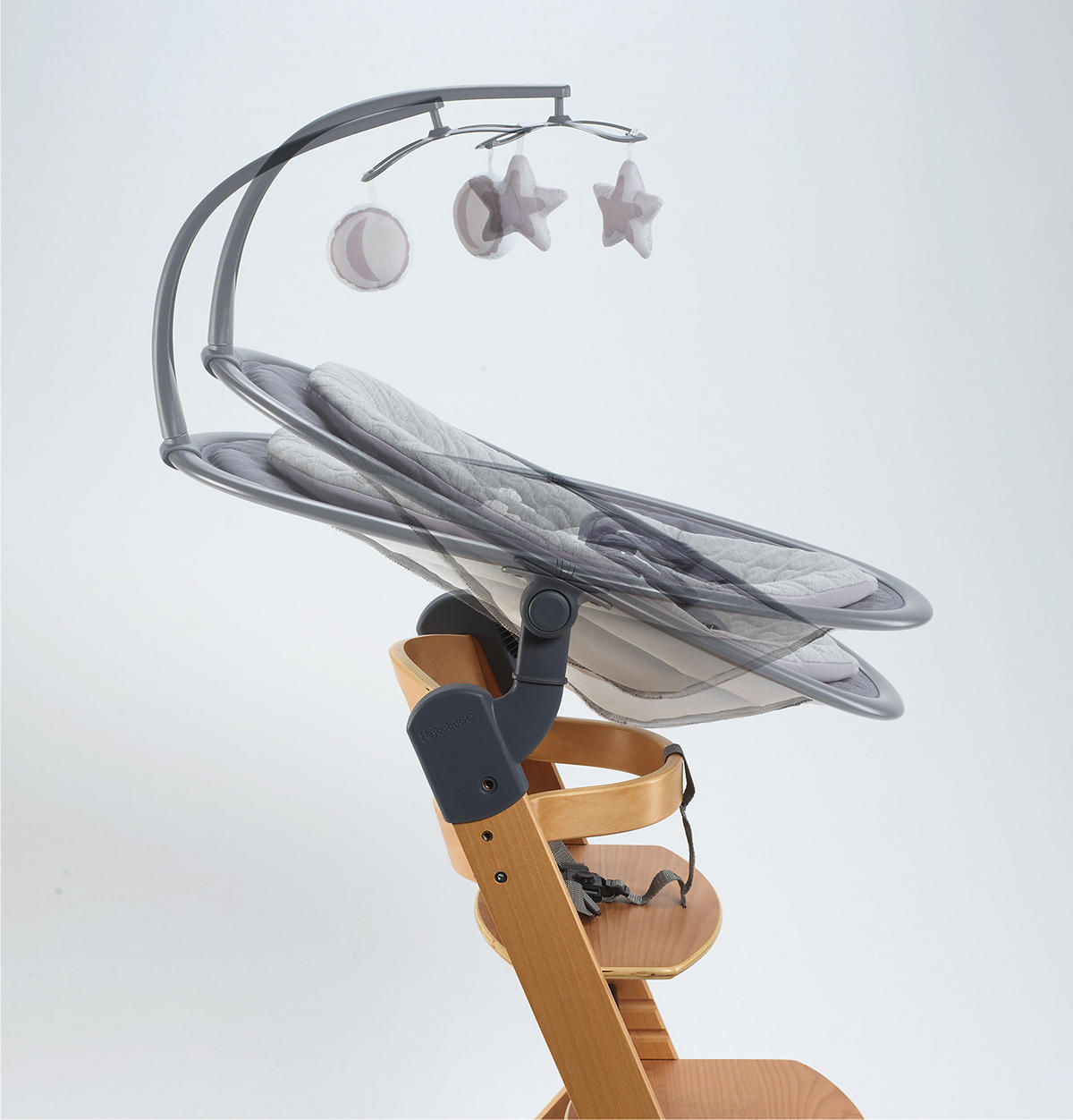 HOCHSTUHL-SET Family Newborn - Eichefarben, Holz (44/88/63cm) - BabyGo
