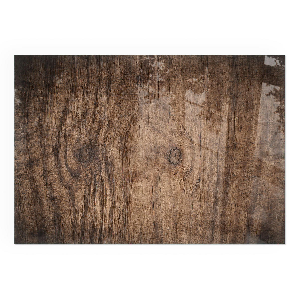 GLASPLATTE für Kamin 100x70 cm - Braun, Glas (100/70/0.4cm) - TULUP