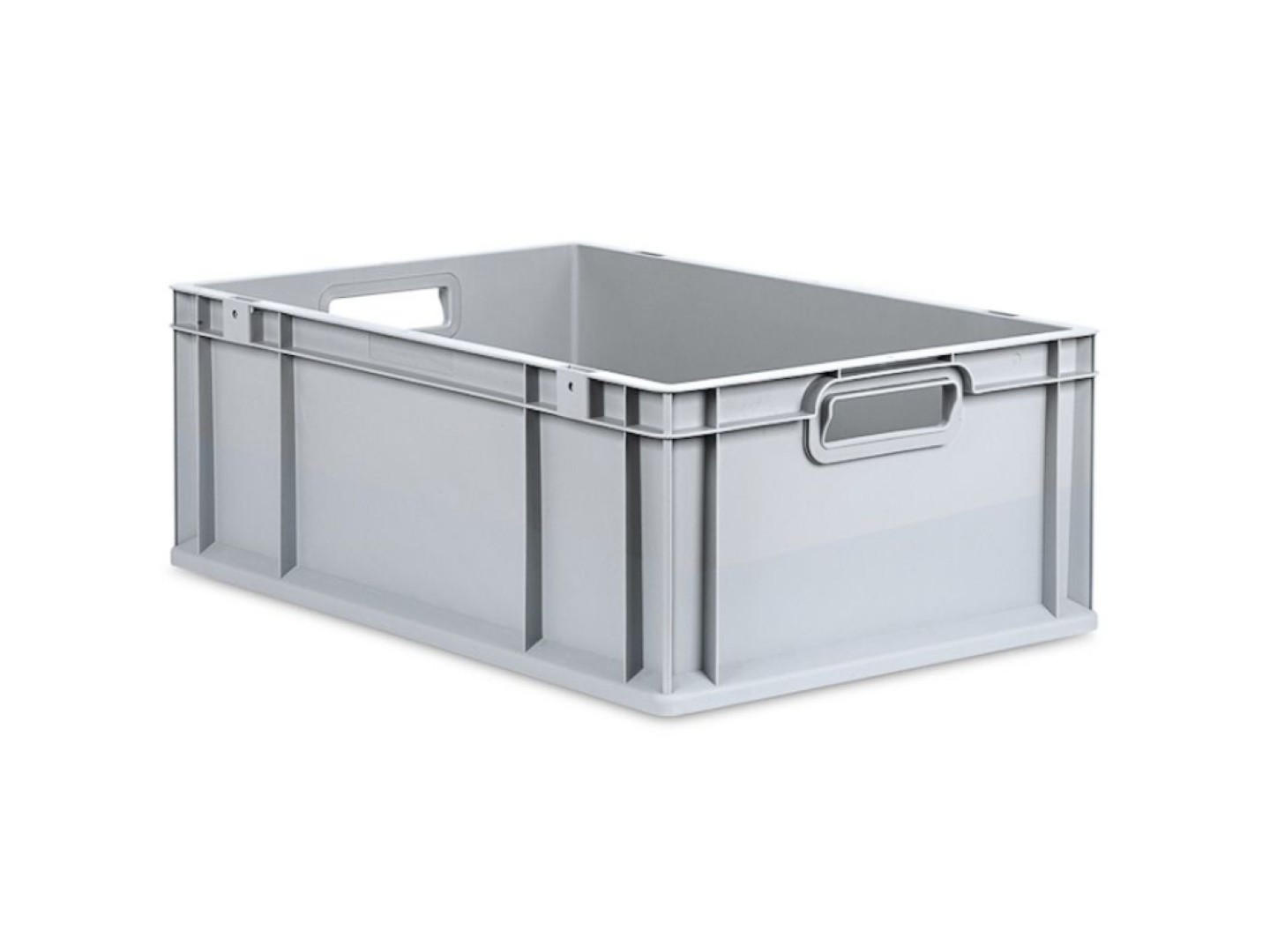 EUROBOX 5x Nextgen Economy Griffe Offen 22x40x60cm 44 Liter - Grau, Kunststoff (40/22/60cm) - PROREGAL