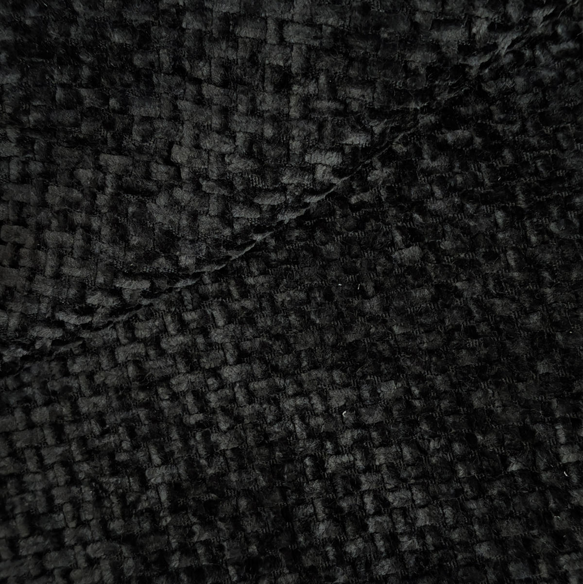 ECKSOFA 266/168/85 cm schwarz aus Stoff ohne Montage - Schwarz, Textil (168/266cm) - OKWISH