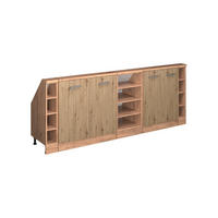 KUCHYŇSKÁ SKŘÍŇKA POD ŠIKMOU STŘECHU R-Line Dub Artisan / dub Goldkraft - medově dubová/dub artisan, kompozitní dřevo (210/81.6/46cm) - Vicco