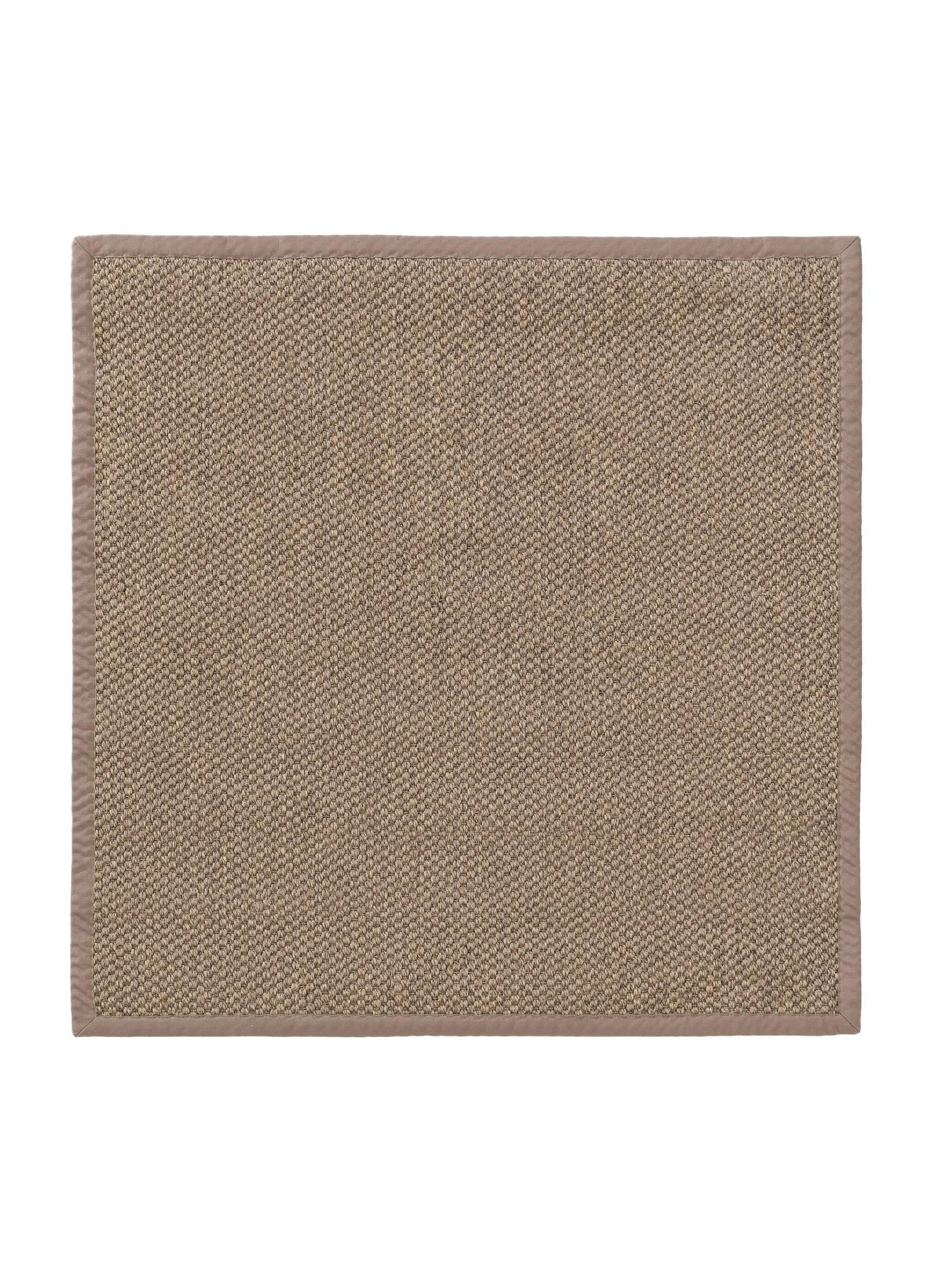 SISALTEPPICH Greta Grau 200x200 cm - Grau, Textil (200/200cm) - benuta Pure