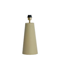 LAMPENFUSS Yelos Braun Ø16,5/35 cm - Braun, Metall (16.5/16.5/35cm) - Light & Living