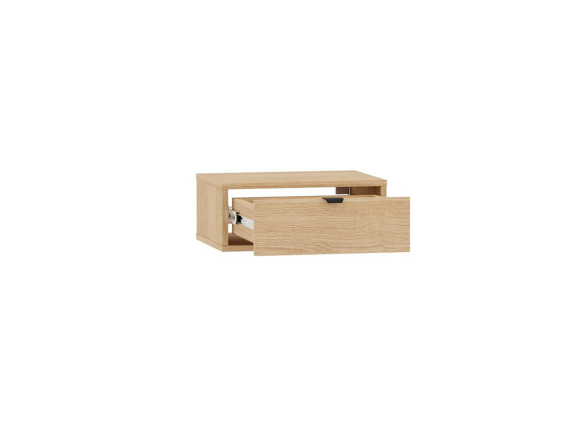 NACHTTISCH – 45 cm – Reynos – Eichefarben - Eichefarben, Holzwerkstoff (45/18/33cm) - hi-markt