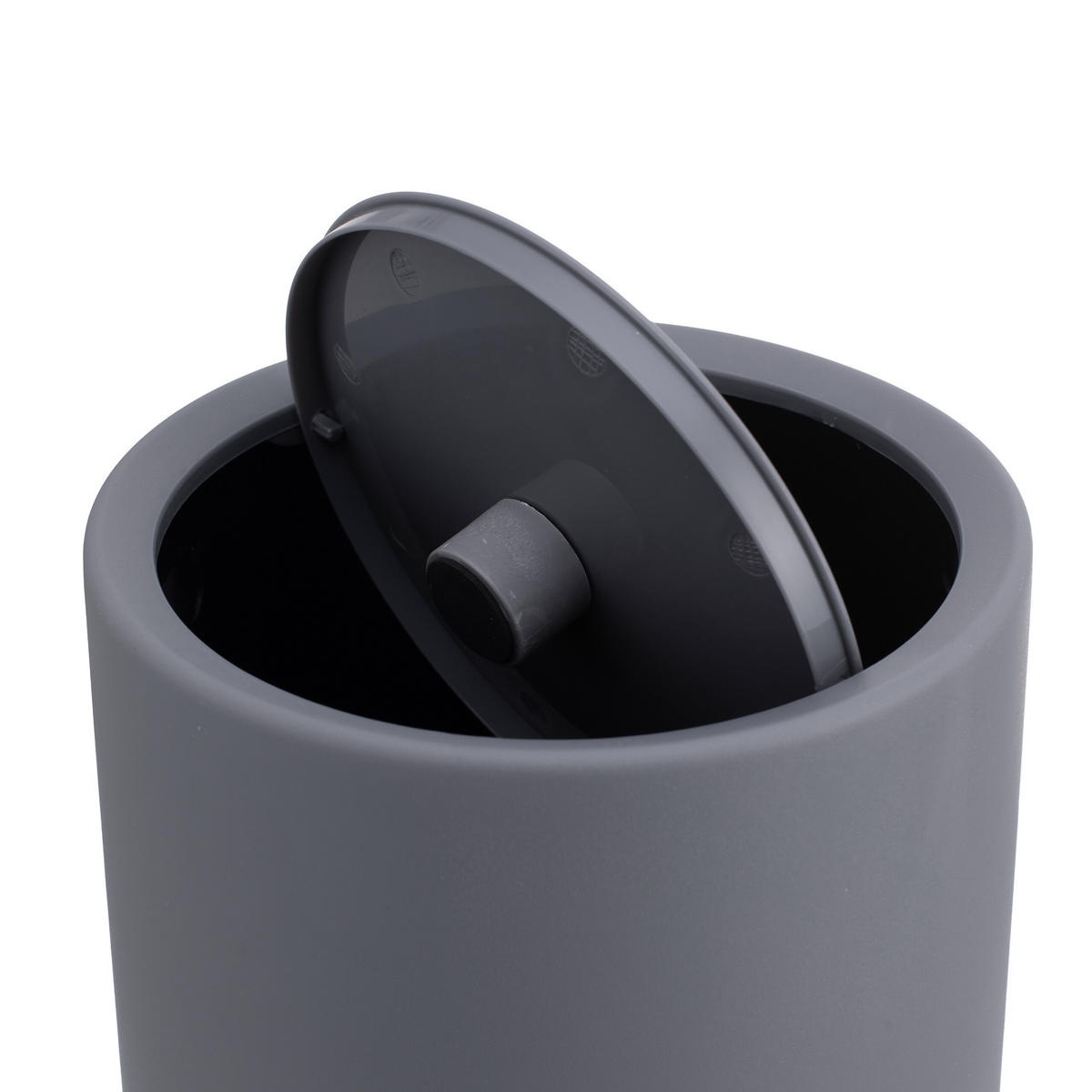 KOSMETIKEIMER - Anthrazit, Kunststoff (20/26/20cm) - Relaxdays