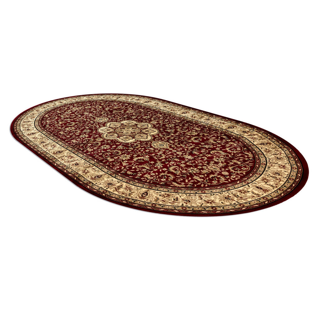 Thumbnail - rugsX Teppich, Rot, Textil, Oval, 150x250 cm, Teppiche & Böden, Teppiche