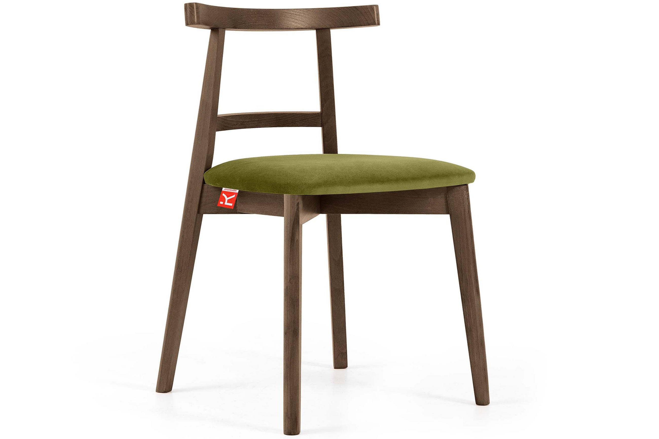 ESSTISCHSTÜHLE LILIO 2 St Vintage, Oliv / Lefkas-Eiche - Eichefarben/Olivgrün, Holz/Textil (47/76/45cm) - KONSIMO®