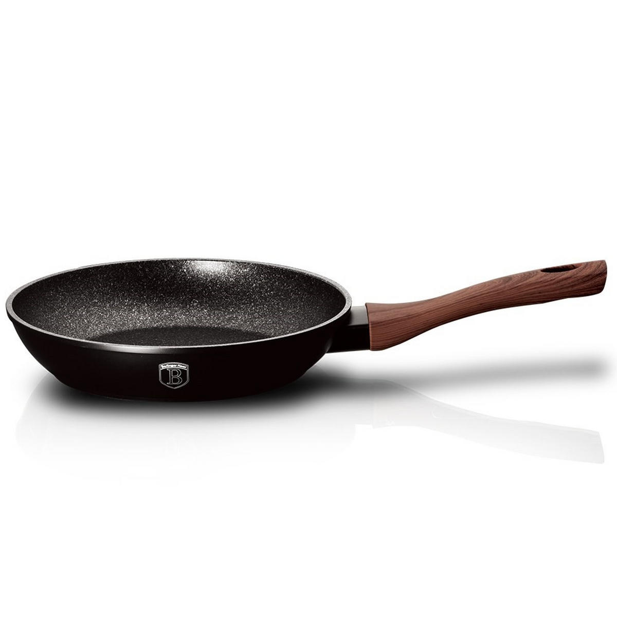 PFANNE Schwarz 28/28/5.2 cm BH1714 - Schwarz, Metall (28cm) - Berlinger Haus