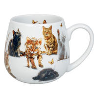 KUSCHELBECHER Samtpfoten - Naturfarben, Keramik (0.4L) - Könitz