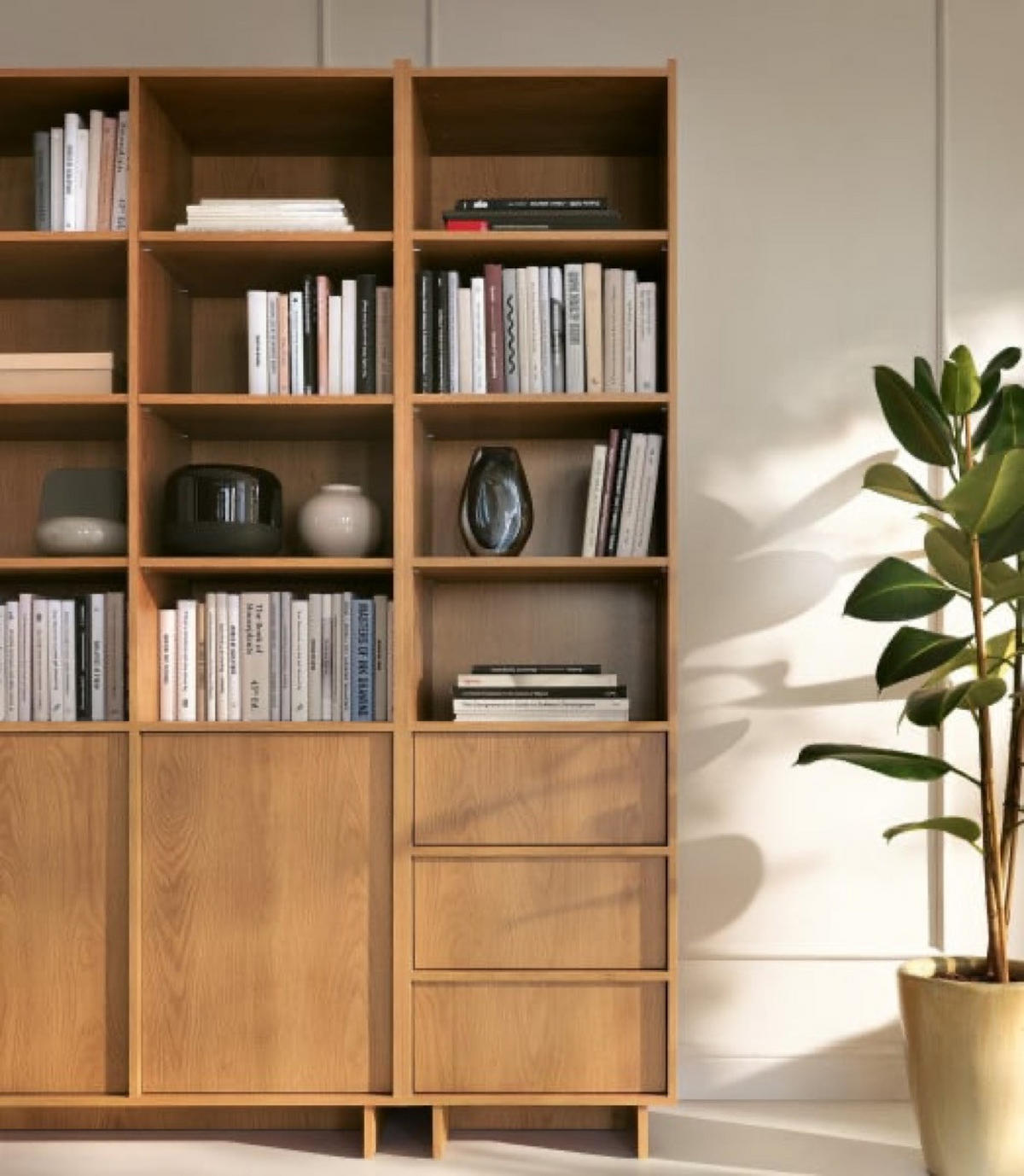 BÜCHERREGAL Eiche Sumi - Eichefarben, Holzwerkstoff (50/201/39cm) - Sepro Meble