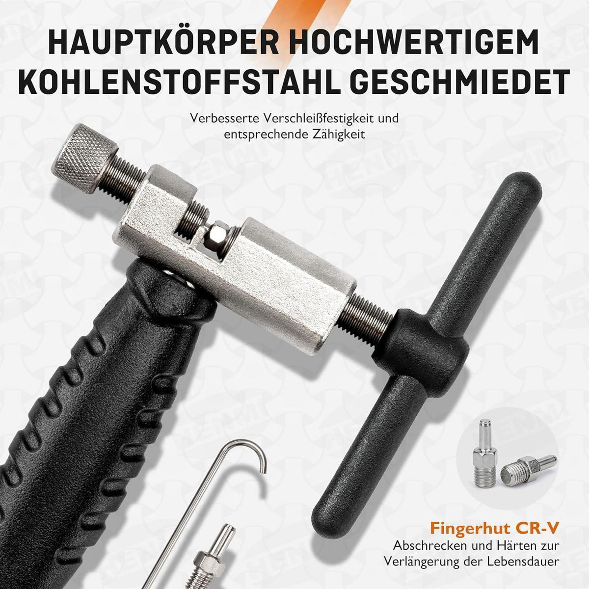 KETTENNIETER Fahrrad für 6-12 Fach Ketten - Multicolor, Metall (2.7/5/9.2cm)