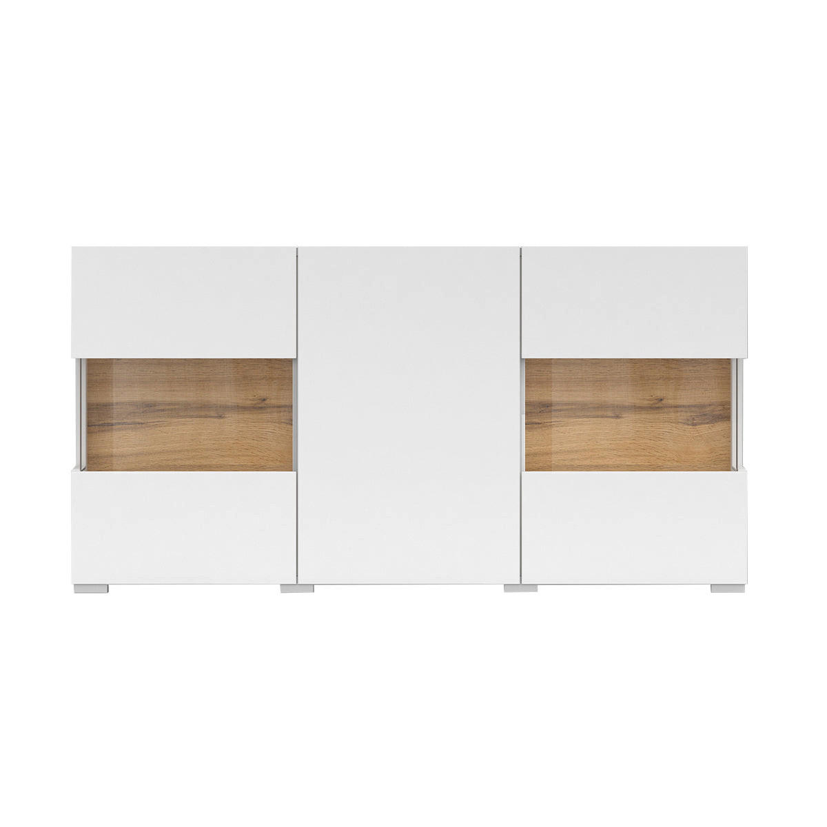 SIDEBOARD Glora Weiß - Weiß, Holzwerkstoff (120/62/35cm) - Petits-meubles