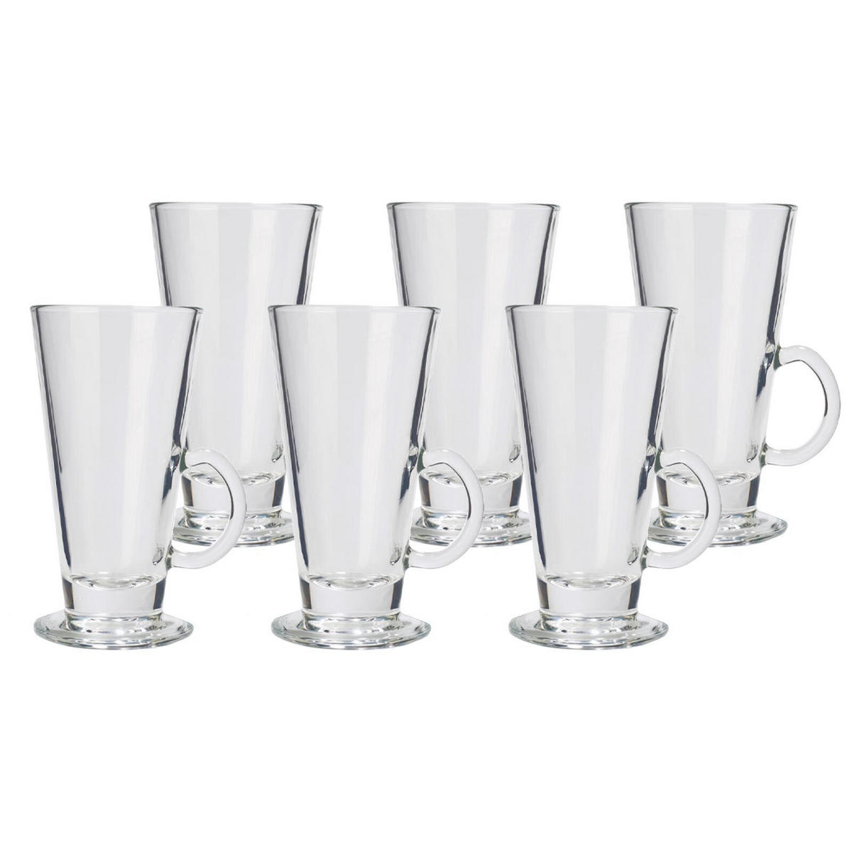 LATTE MACCHIATO GLÄSER transparent 265 ml 6er Set - Transparent, Glas (0.265L) - Stölzle Lausitz