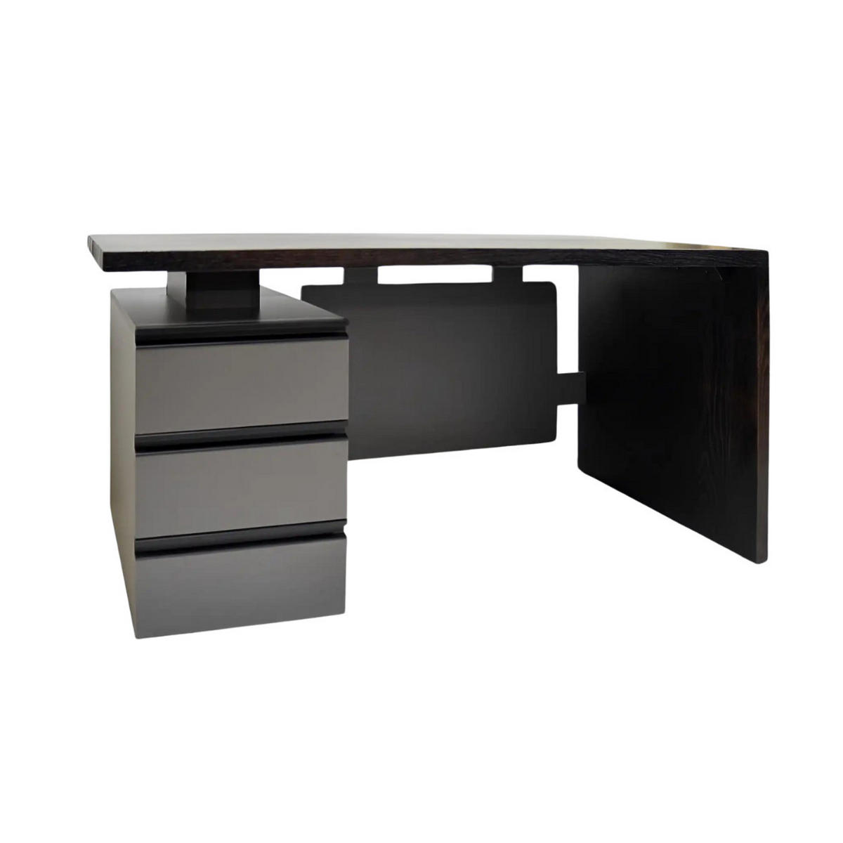 EICHENBÜROMÖBEL mit offenen Schubladen für ein Open-Space-Büro BOSS - Eichefarben, Holz (70/140/75cm) - Rawood Furniture