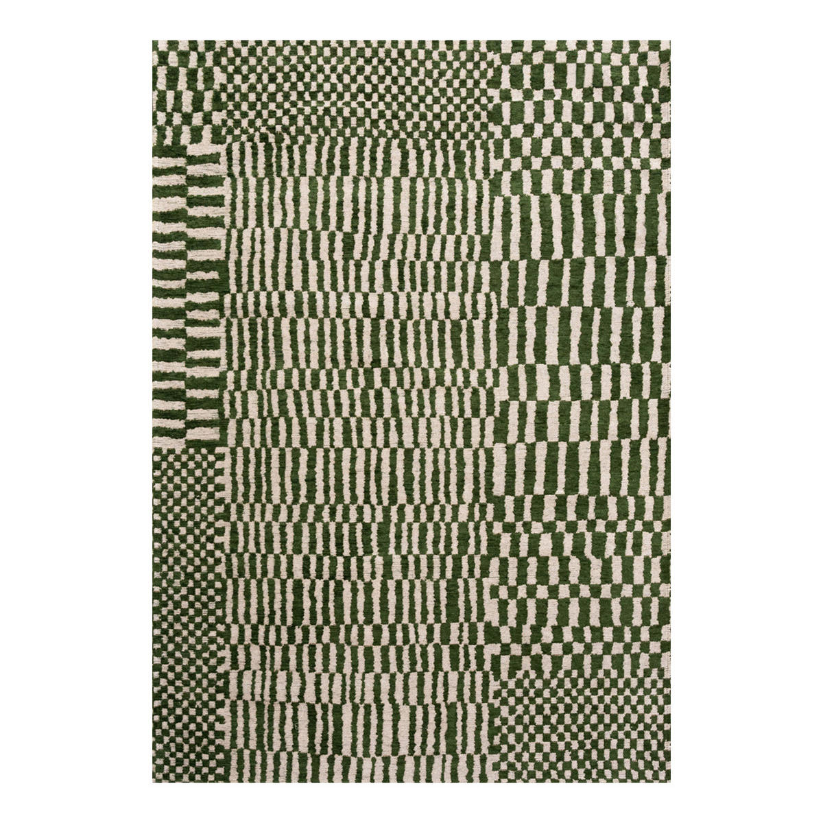 TEPPICH Oasis Berber 80/150 cm - Grün, Textil (80/150cm) - Louis De Poortere