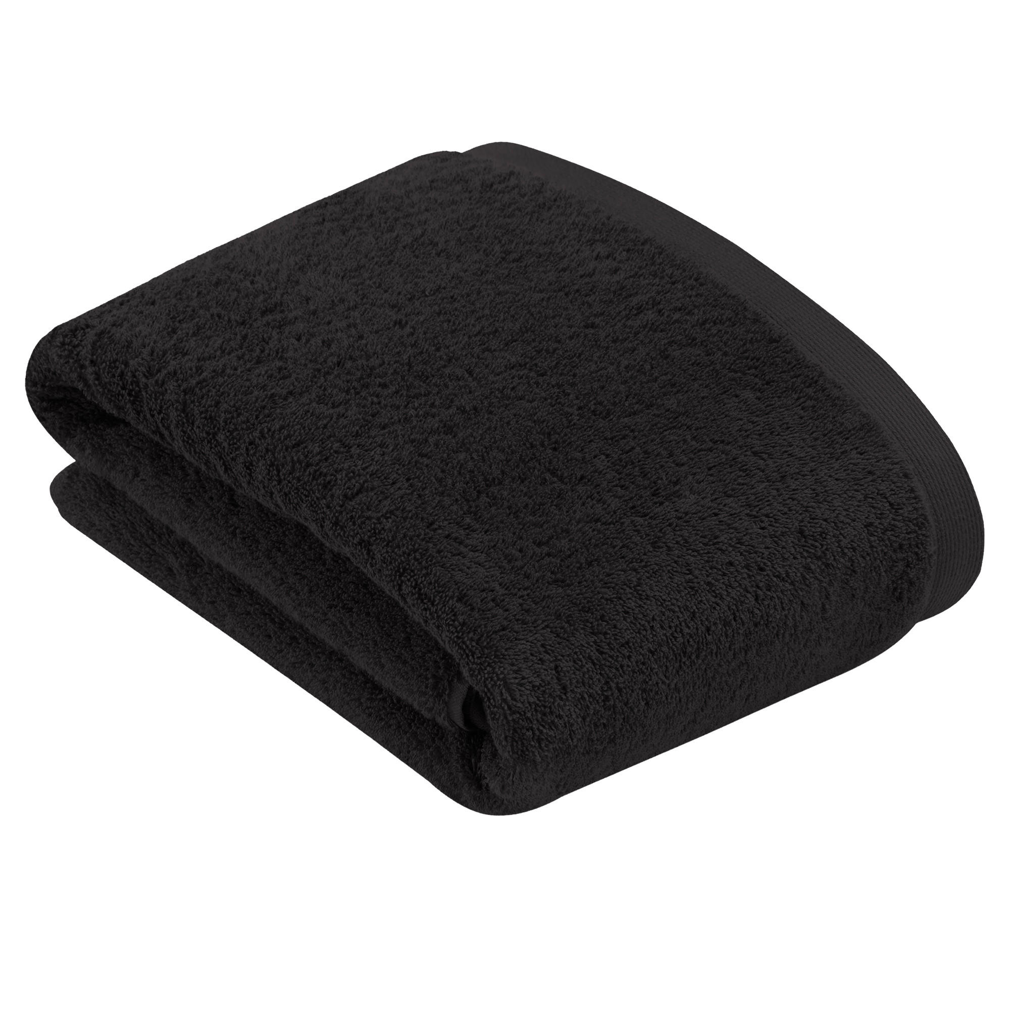 HANDTÜCHER HIGH LINE SCHWARZ - 7900 - Schwarz, Textil (100/150cm) - Vossen