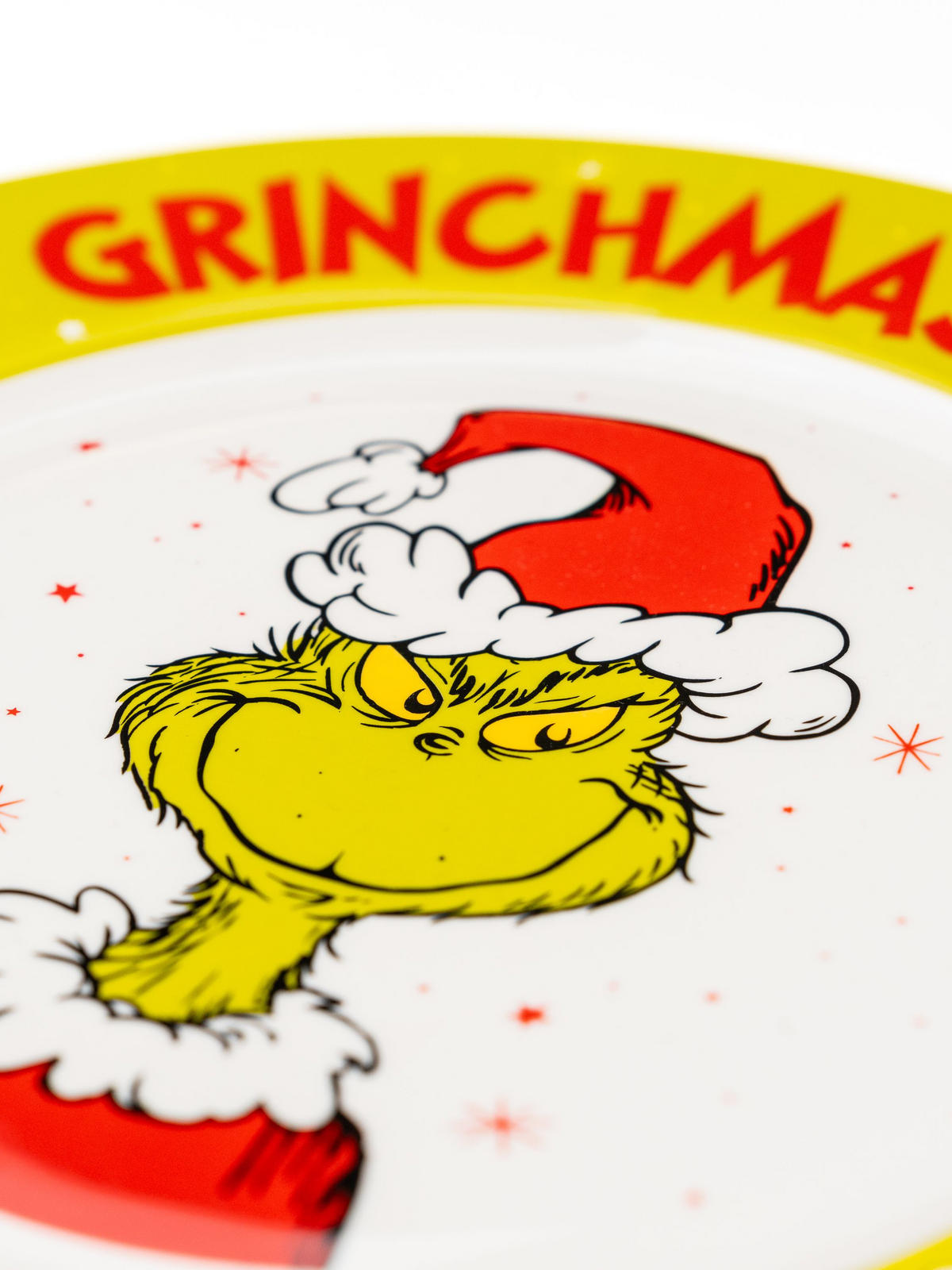 PLATZTELLER The Grinch Merry Grinchmas Grün 26,5 cm - Grün, Keramik (26.5cm) - United Labels