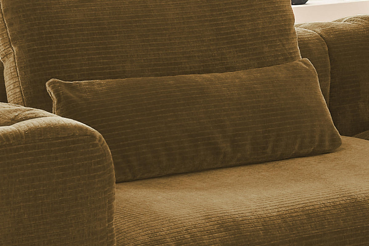 NIERENKISSEN GROSS SEPHI Braun Cord - Braun, Textil (92/19cm) - KAWOLA