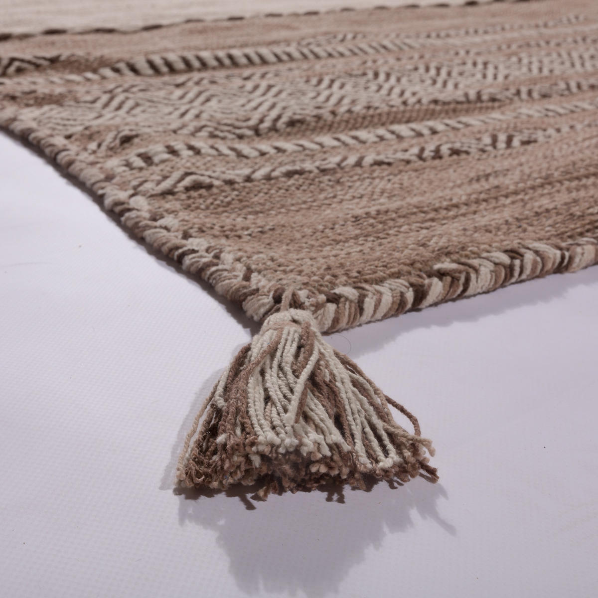 HOCHFLORTEPPICH 120/170 cm Kilim 217 - Beige, Textil (120/170cm) - Paco Home