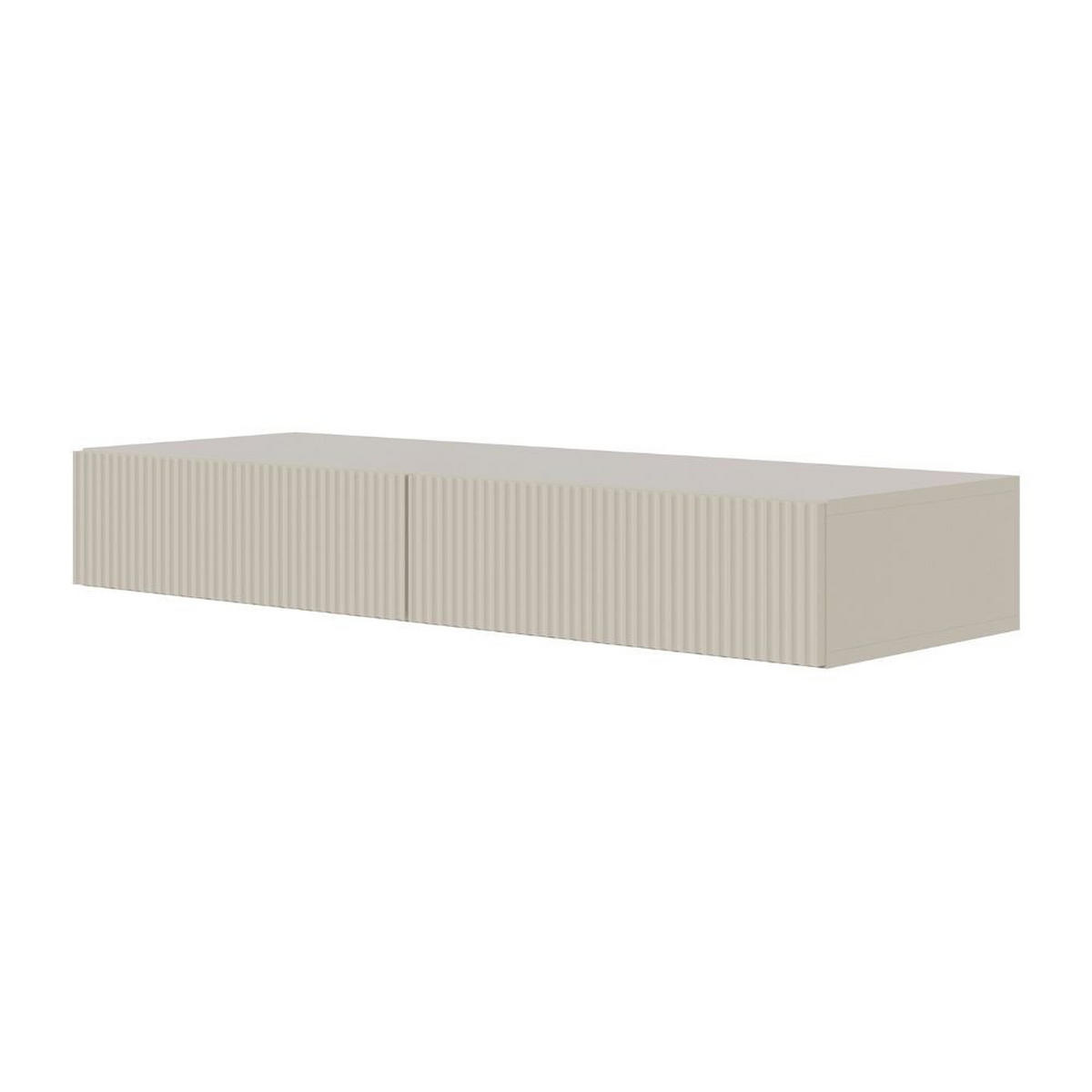 KONSOLE Veldio Graubeige 110 cm - Greige, Holzwerkstoff (110/16/40cm) - Selsey