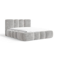 POLSTERBETT 26 - 180x200 cm – Amari – Bett mit Bettkasten und Gepolstertem Kopfteil - Grau, Holz (180/200cm) - ROYAL24_MARKT