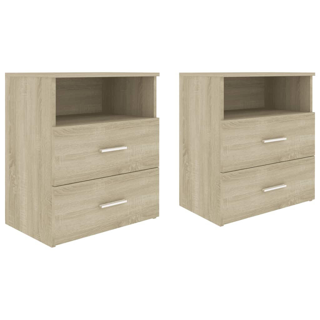 vidaXL Nachttisch Sonoma Eiche 50x60x32 cm