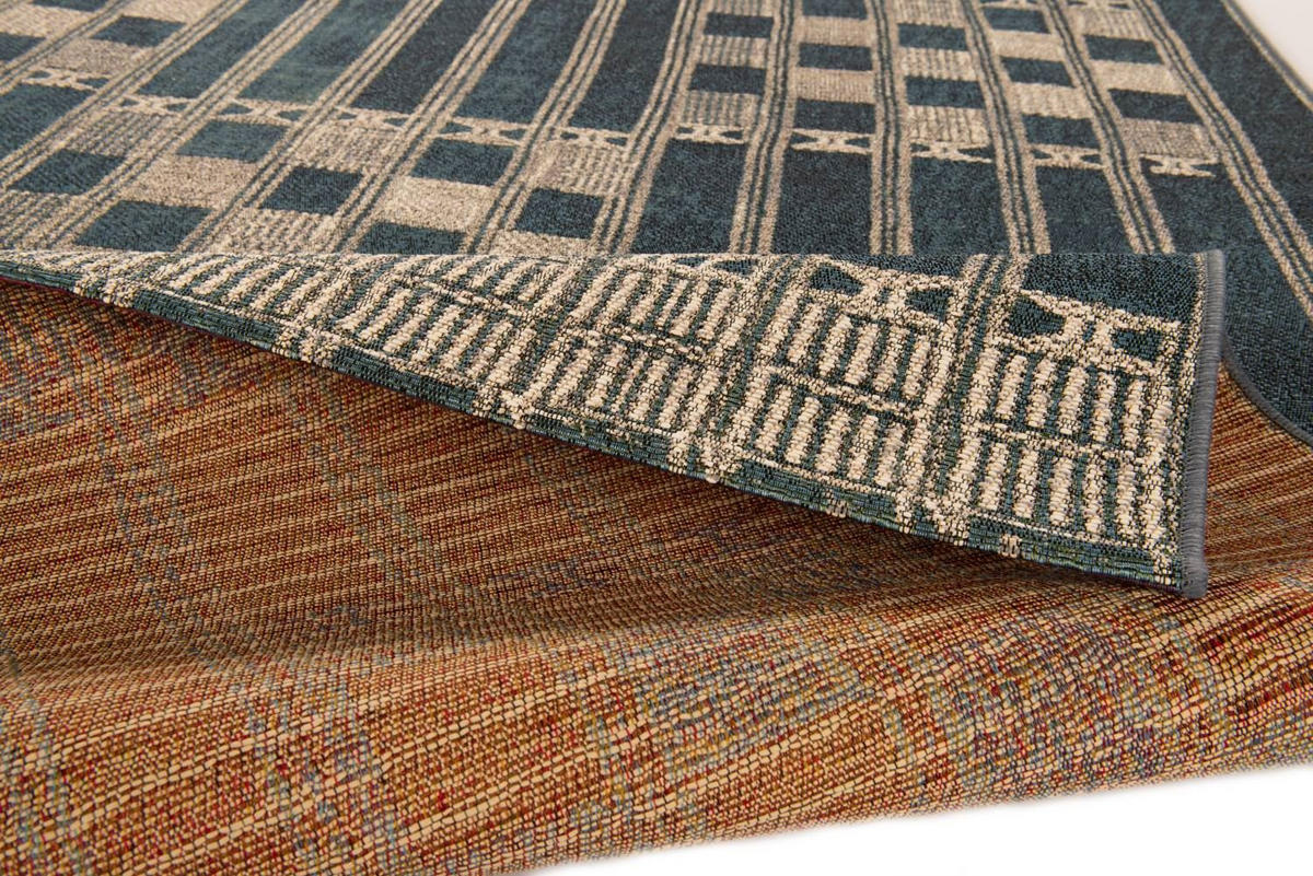 OUTDOORTEPPICH Aurora 80x165 cm - Blau, Textil (80/165cm) - Gino Falcone