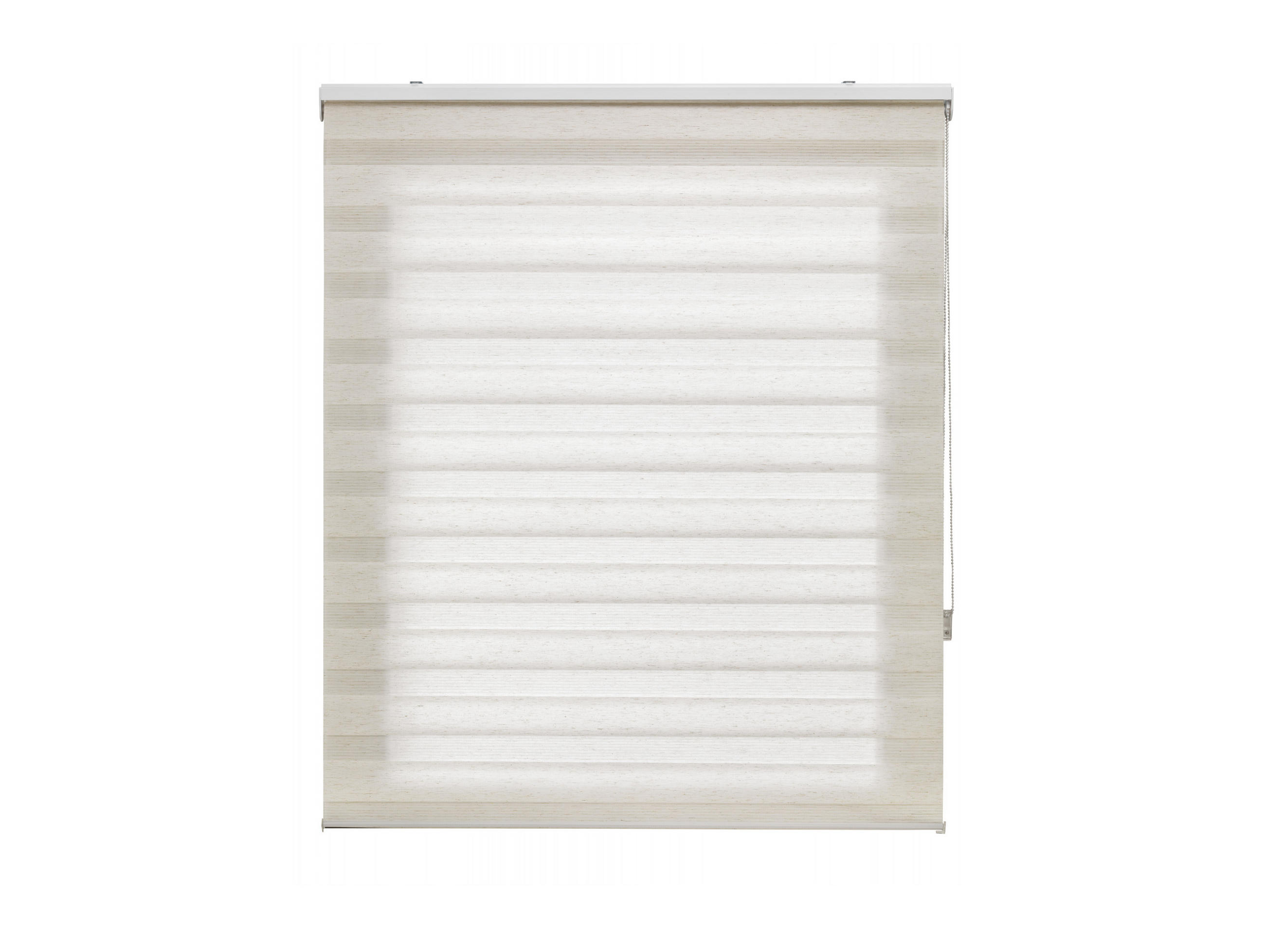 ROLLO Polyester Transluzent Grauweiß 120x180 - Hellgrau, Textil (120/180/1cm) - Purline