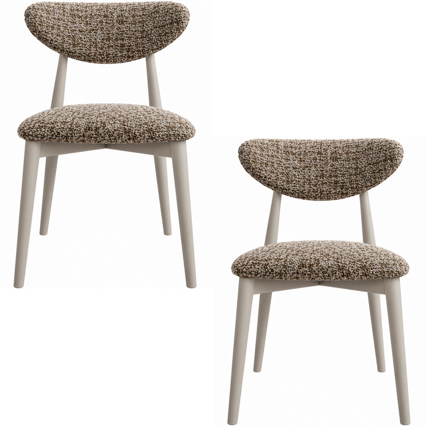 WFL Group Polsterstuhl Kaschmir 53x79x49 cm
