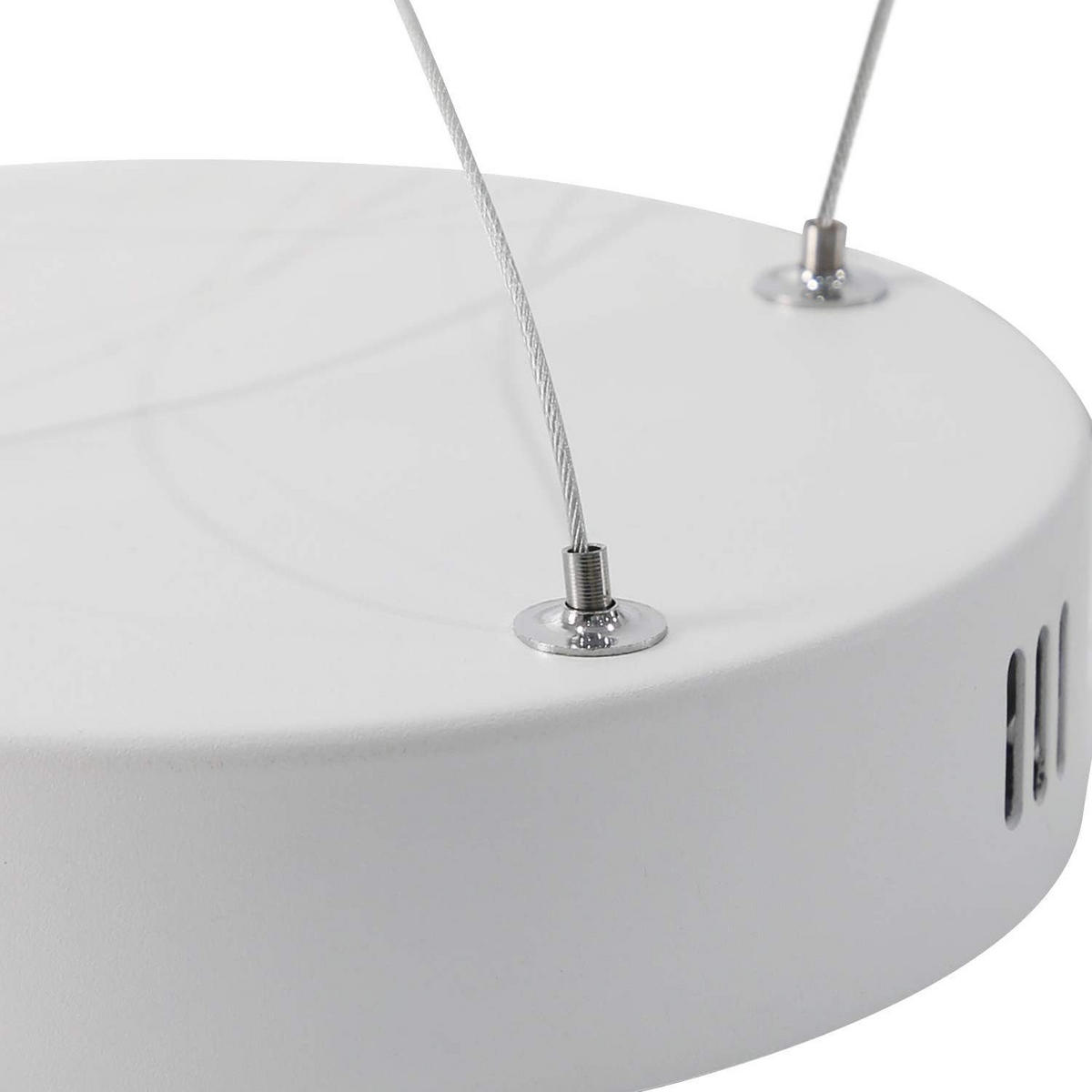 HÄNGELEUCHTE Sphäre 88/32/160 cm - Weiß, Metall (88/32/160cm) - Nettlife