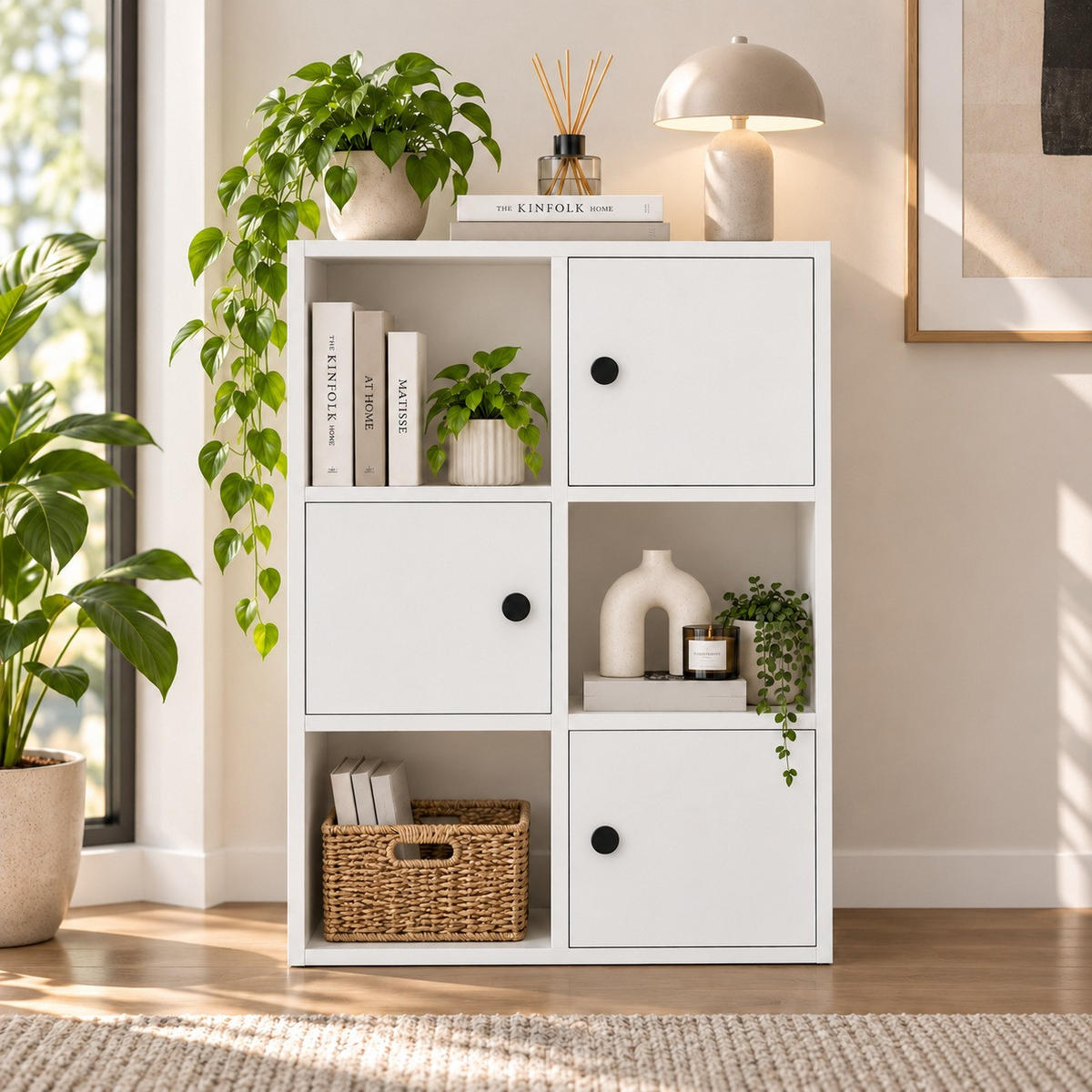 BÜCHERREGAL Tilton Weiss - Weiß, Holzwerkstoff (25/93/72cm) - Decorotika