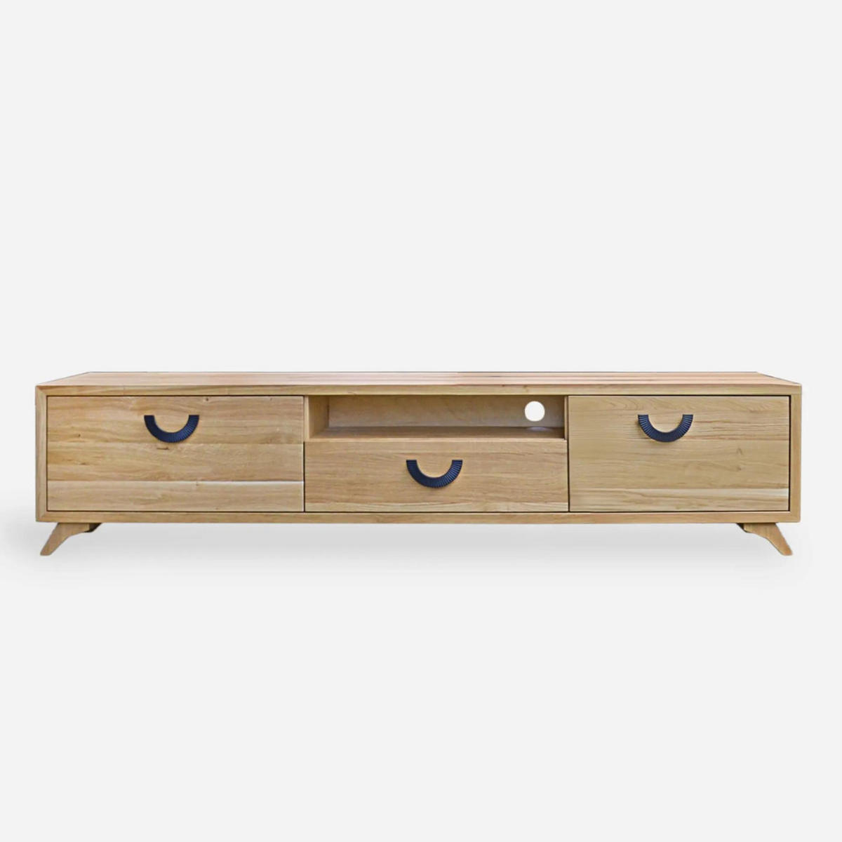 TV-SCHRANK mit Schubladen NESS I - Eichefarben, Holz (180/50/40cm) - Rawood Furniture