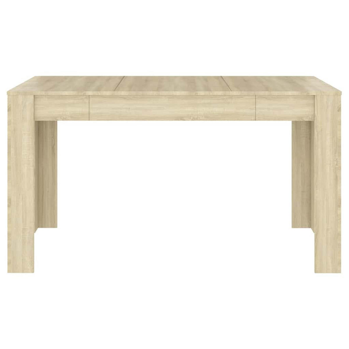 ESSTISCH Sonoma-Eiche 140x74,5x76 cm Holzwerkstoff - Braun, Holzwerkstoff (140/74.5/76cm) - furnicato